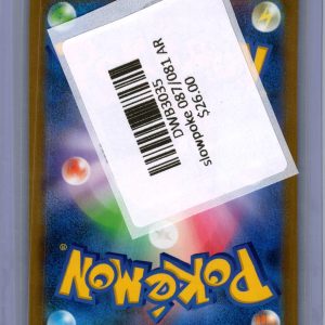 slowpoke 087/081 AR Pokemon card - alternate view