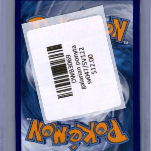 galarian ponyta sv047/SV122 Pokemon card - alternate view