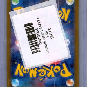 Zoroark Vstar 234/172 SAR, Japanese Singles Pokemon card - alternate view