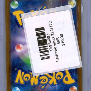 Hattrene Vmax 224/172 SAR, Japanese Singles Pokemon card - alternate view