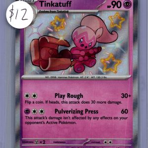 Tinkatuff 166/091, Paldean Fates Pokemon card