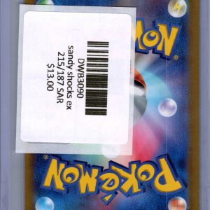 Sandy Shocks EX 215/187 SAR, Japanese Singles Pokemon card - alternate view