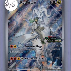 N's Reshiram 167/159 stamped, Promo Pokemon card