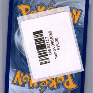 Tauros 096/086, Chaos Rising Pokemon card - alternate view