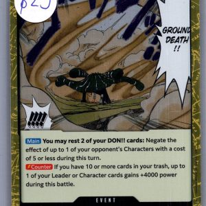 Ground Death OP14-096, One Piece Singles One Piece trading card