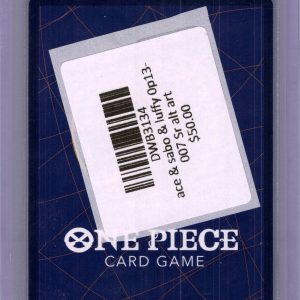 Ace and Sabo and Luffy OP13-007 Sr alt art, One Piece Singles One Piece trading card - alternate view
