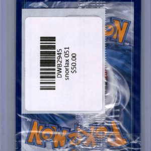 Snorlax 051, Promo Pokemon card - alternate view