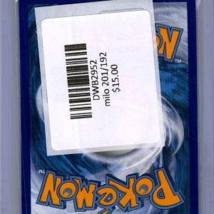 Milo 201/192, Rebel Clash Pokemon card - alternate view