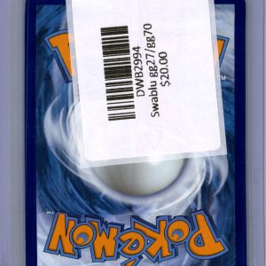 Swablu GG27/GG70, Crown Zenith Pokemon card - alternate view