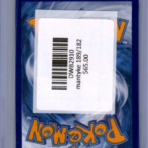 Mantyke 189/182, Paradox Rift Pokemon card - alternate view