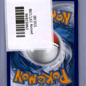 Peony 197/198, Chilling Reigns Pokemon card - alternate view