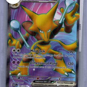 Alakazam ex 188/165, 151 Pokemon card