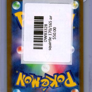 Squirtle 170/165 AR, Japanese Singles Pokemon card - alternate view