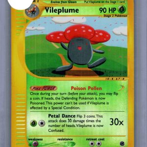 Vileplume 69/165 Reverse Holo, Vintage Singles Pokemon card
