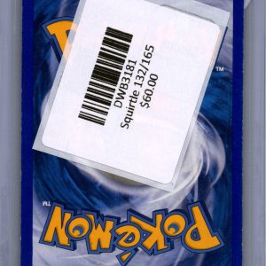 Squirtle 132/165 Pokemon card - alternate view