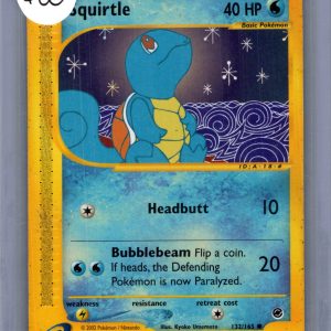 Squirtle 132/165 Pokemon card