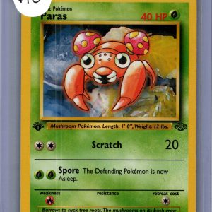 Paras 59/64 1st Edition, Vintage Singles Pokemon card
