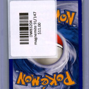 Magnemite 91/147, Vintage Singles Pokemon card - alternate view