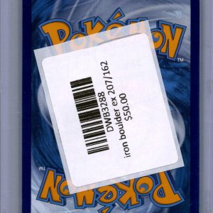 Iron Boulder EX 207/162, Temporal Forces Pokemon card - alternate view