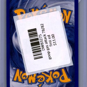Goop Gas Attack 78/82 1st Edition, Vintage Singles Pokemon card - alternate view