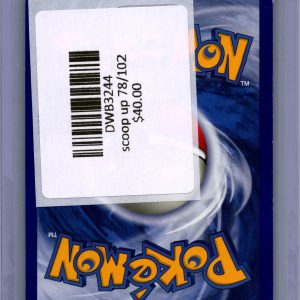 Scoop Up 78/102, Vintage Singles Pokemon card - alternate view