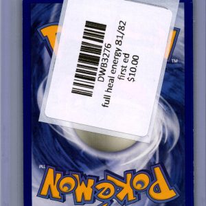 Full Heal Energy 81/82 1st Edition, Vintage Singles Pokemon card - alternate view