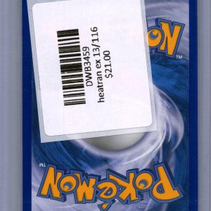 Heatran EX 13/116, Plasma Freeze Pokemon card - alternate view
