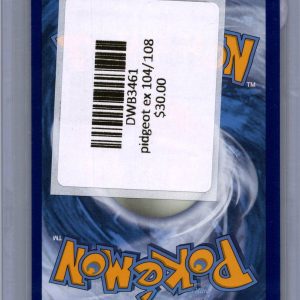 Pidgeot EX 104/108, Evolutions Pokemon card - alternate view