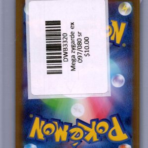 Mega Zygarde EX 097/080 SR, Japanese Singles Pokemon card - alternate view