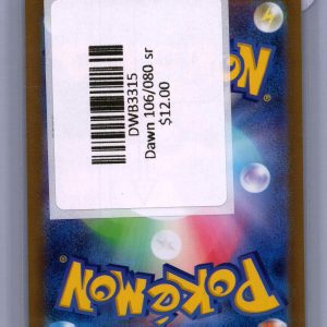 Dawn 106/080 SR, Japanese Singles Pokemon card - alternate view