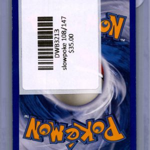 Slowpoke 108/147, Vintage Singles Pokemon card - alternate view