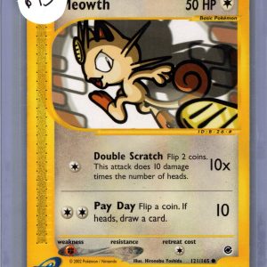 meowth 121/165 Pokemon card