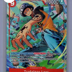 Trafalgar Law OP14-009 SR Alt Art, OP14 One Piece trading card