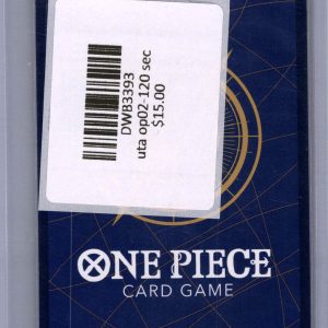 Uta OP02-120 sec, One Piece Singles One Piece trading card - alternate view