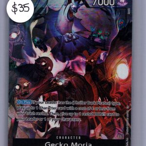 Gecko Moria PRB02-013 alt, One Piece Singles One Piece trading card