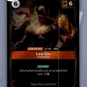 Lee Sin Centered 151b/298, Riftbound Singles Riftbound trading card