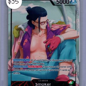 Smoker op10-001, One Piece Singles One Piece trading card