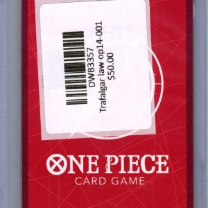 Trafalgar Law OP14-001, One Piece Singles One Piece trading card - alternate view
