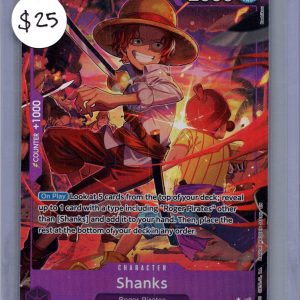Shanks op13-065 alt One Piece trading card