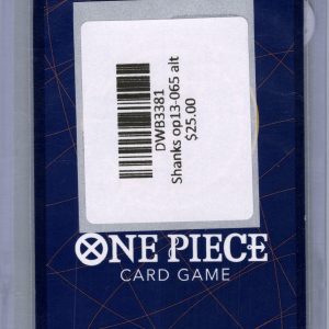 Shanks op13-065 alt One Piece trading card - alternate view