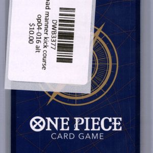 Bad Manner Kick Course OP04-016 alt, One Piece Singles One Piece trading card - alternate view