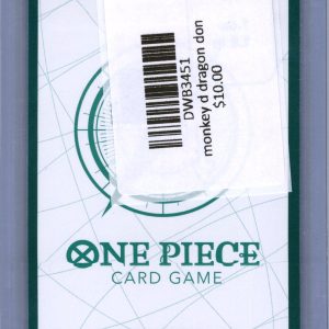 Monkey D Dragon Don, One Piece Singles One Piece trading card - alternate view