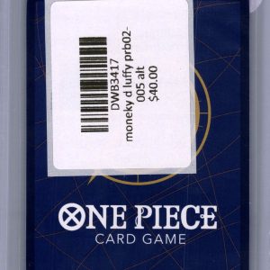 Monkey D Luffy PRB02-005 alt, One Piece Singles One Piece trading card - alternate view