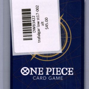 Trafalgar Law ST17-002 alt, One Piece Singles One Piece trading card - alternate view