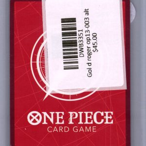 Gol d roger OP13-003 alt, One Piece Singles One Piece trading card - alternate view