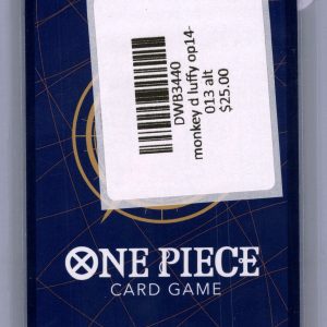 Monkey D Luffy OP14-013 alt, One Piece Singles One Piece trading card - alternate view