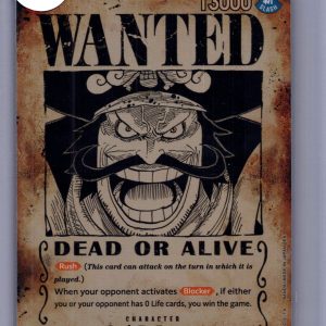 Gold Roger OP09-118 wanted poster, One Piece Singles One Piece trading card