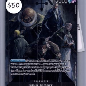 Five Elder OP13-082 alt, One Piece Singles One Piece trading card