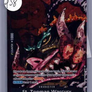 St Topman Warcury OP13-089 alt, One Piece Singles One Piece trading card