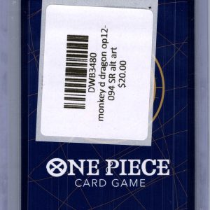 Monkey D Dragon OP12-094 Sr alt art, One Piece Singles One Piece trading card - alternate view